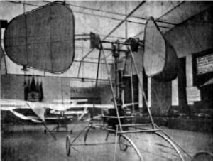 Full panorama of the flying machine