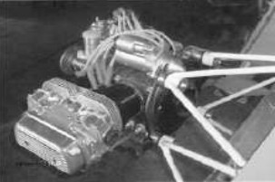 Interesting engine mount with a direct-drive VW engine