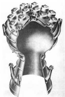 Cutaway of a Rocket Engine