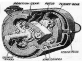 Motor Jernaes con variantes, cutaway