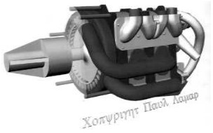 Diseño CAD ruso de un Wankel-Compound