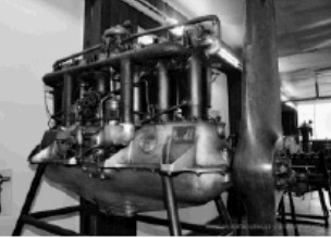 Motor modelo H, con licencia Hiero
