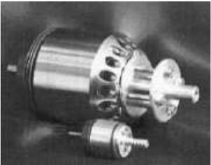 Electric motors, together with propeller hub