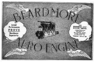 Beardmore - Advertisement including wings