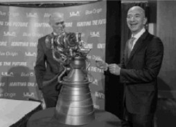 Bezos with the BE-3