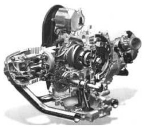 BMW engine, cutaway