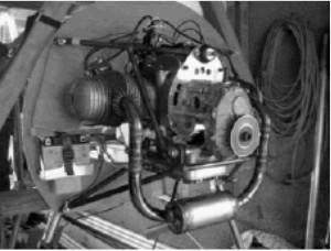 BMW motorcycle engine with gear box