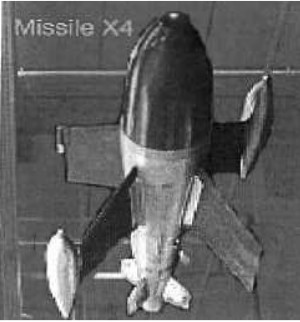 Misil X-4 con motor BMW