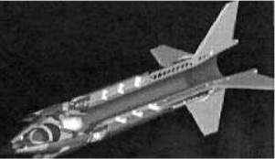 Boeing HyFly cutaway