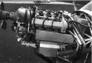 The V-6 installed in a small aircraft