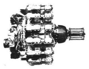 Bristol de 16 cilindros, lateral