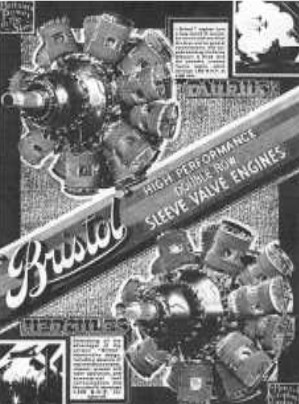 Bristol ad during WWII