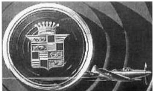 Logo Cadillac relacionado con aviación