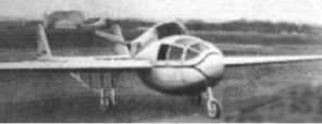Campbell's aircraft with the V-8 engine