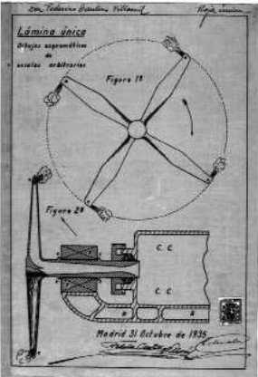 Patente de un rotor propulsado por jets