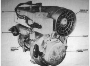 Motor de Snowmobile de CCW utilizado en ULM