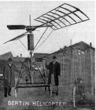 Bertin helicopter with 2-cylinder engine