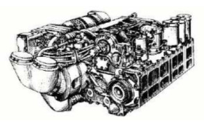 Flat Charomsky engine