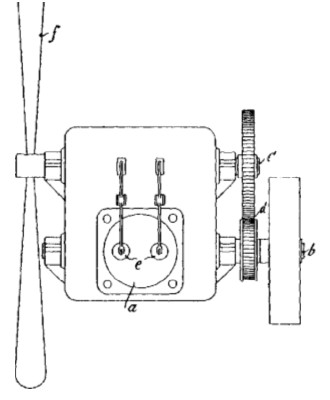 A drawing from the patent