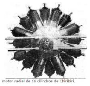 Radial de 16 cilindros de Chiribiri
