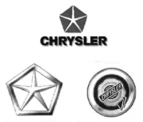 3 logos de Chrysler