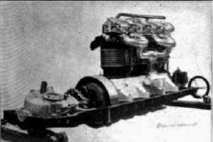 Clément Bayard - Uno de los motores individuales de 125 CV