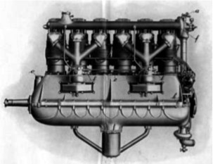 Conrad 6-cylinder engine