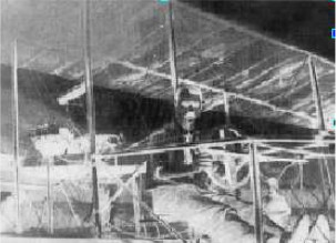 Curtiss at the controls