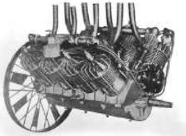 Curtiss 8 cylinders in V