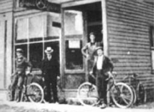 Curtiss' motorbike shop