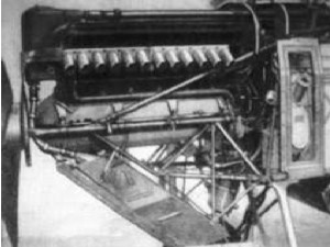 In the Curtiss emphasize the exhaust pipes