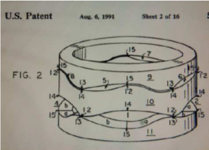 Circom - Patent drawing of the three disks