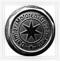 Daimler logo, brand also known as D-M-G
