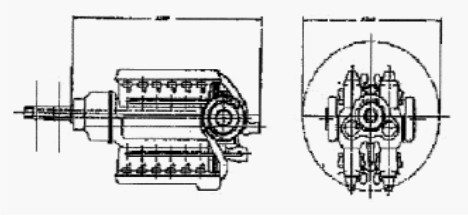 Daimler Benz H-24 drawing