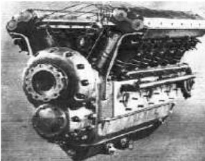 Motor Daimler-Benz OF-2 engine for the Zeppelin LZ.129
