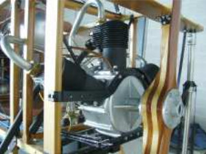 Maqueta del motor del Bleriot de Mamet